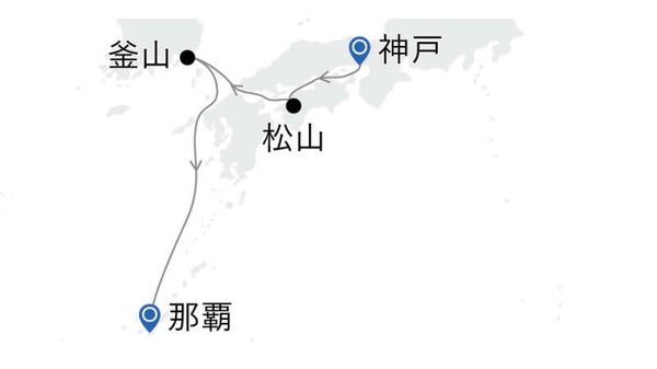 MITSUI OCEAN FUJI ラクジュアリースイートB【神戸発那覇着】松山・釜山クルーズ(5日間)2